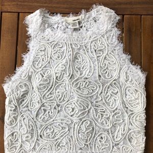 Sans souci lace crop top stretchy